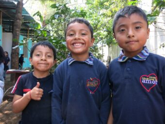 Schulkinder bei Vida Guatemala