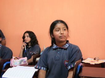 Schulkinder bei Vida Guatemala